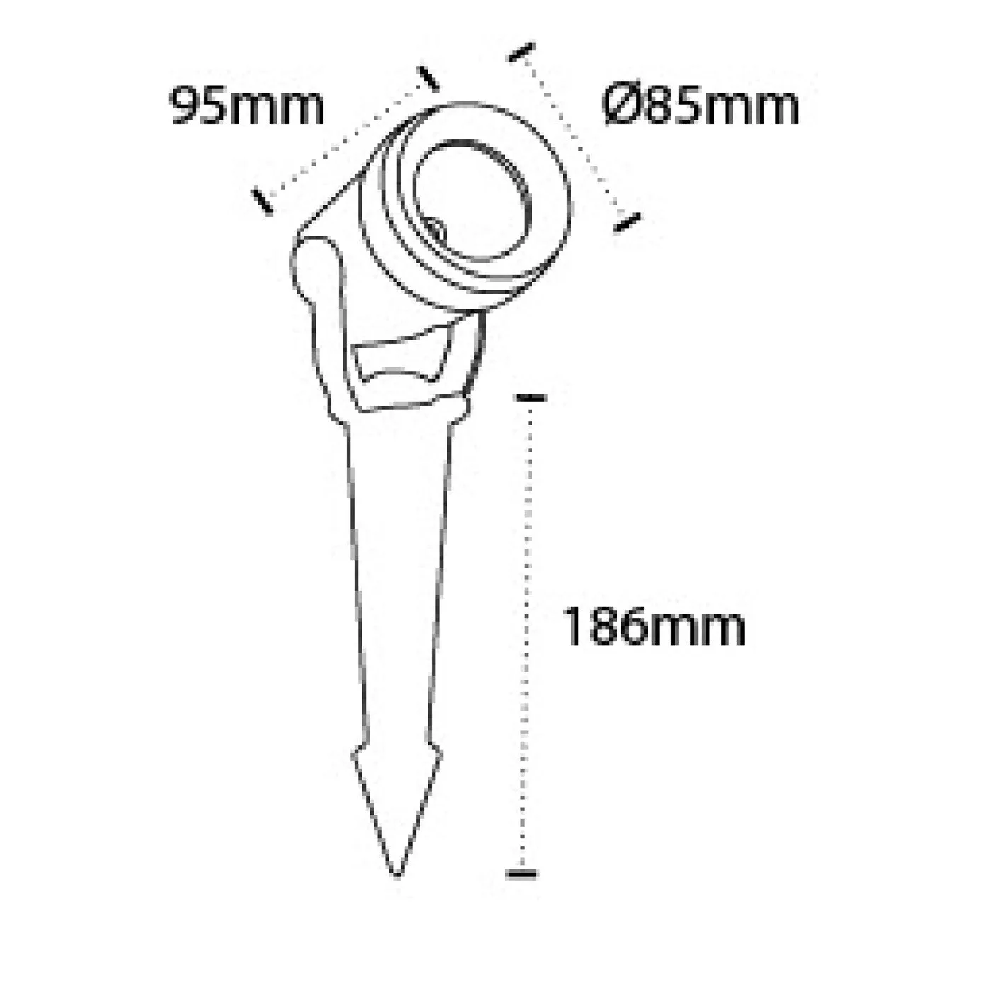 105100-12w Garden Spike