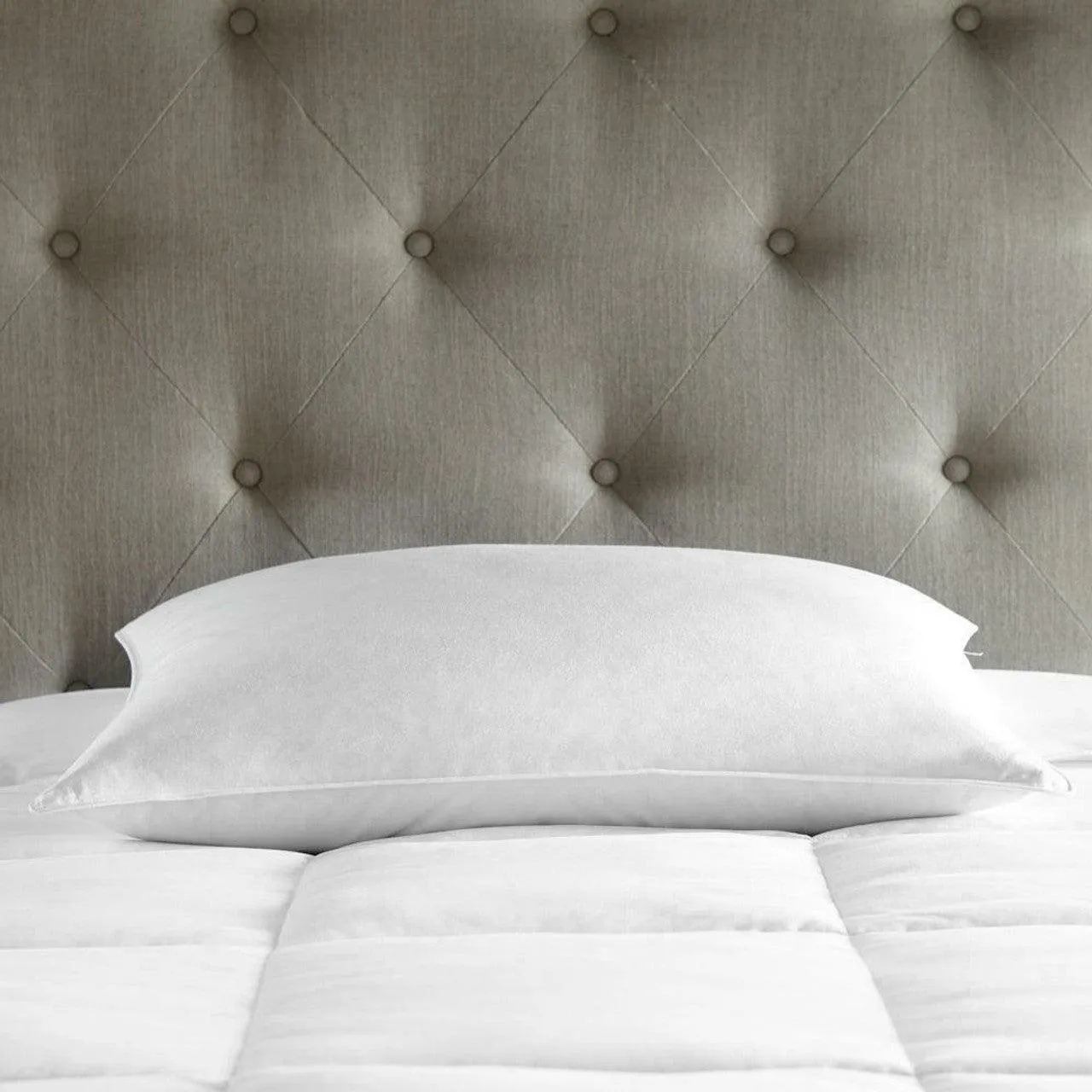 50/50 Down & Feather Medium Hotel Pillow for Side Sleepers (Hypoallergenic)