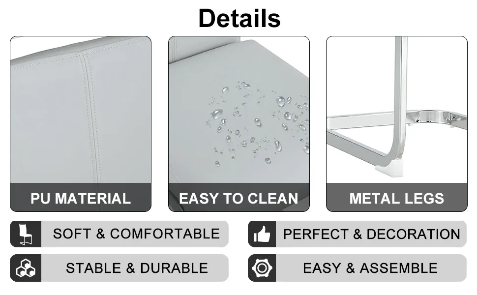 63" Faux Marble Dining Set: Table   4 Leatherette Chairs - Elegant & Versatile