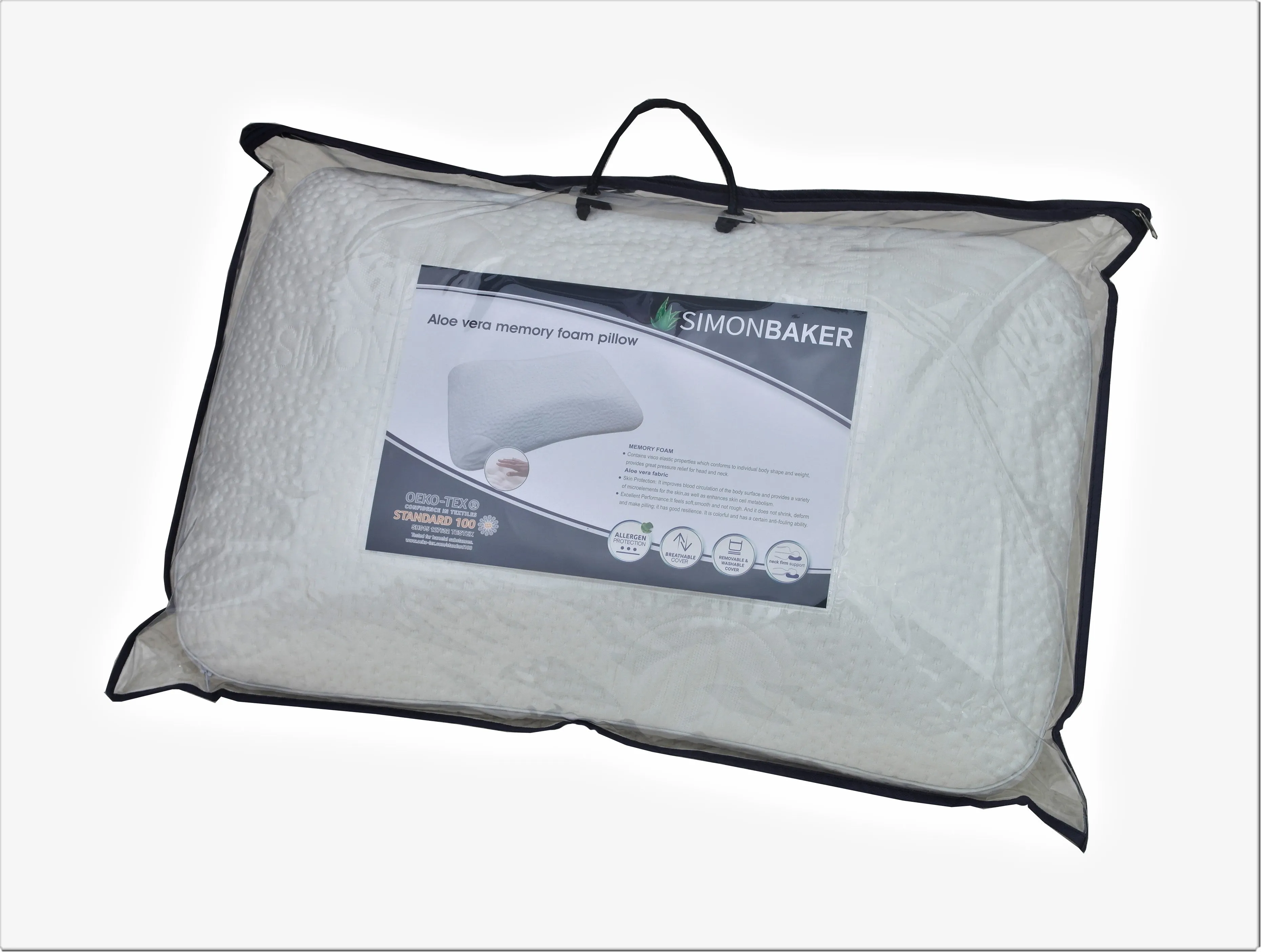 Aloe Vera Memory Foam Pillow
