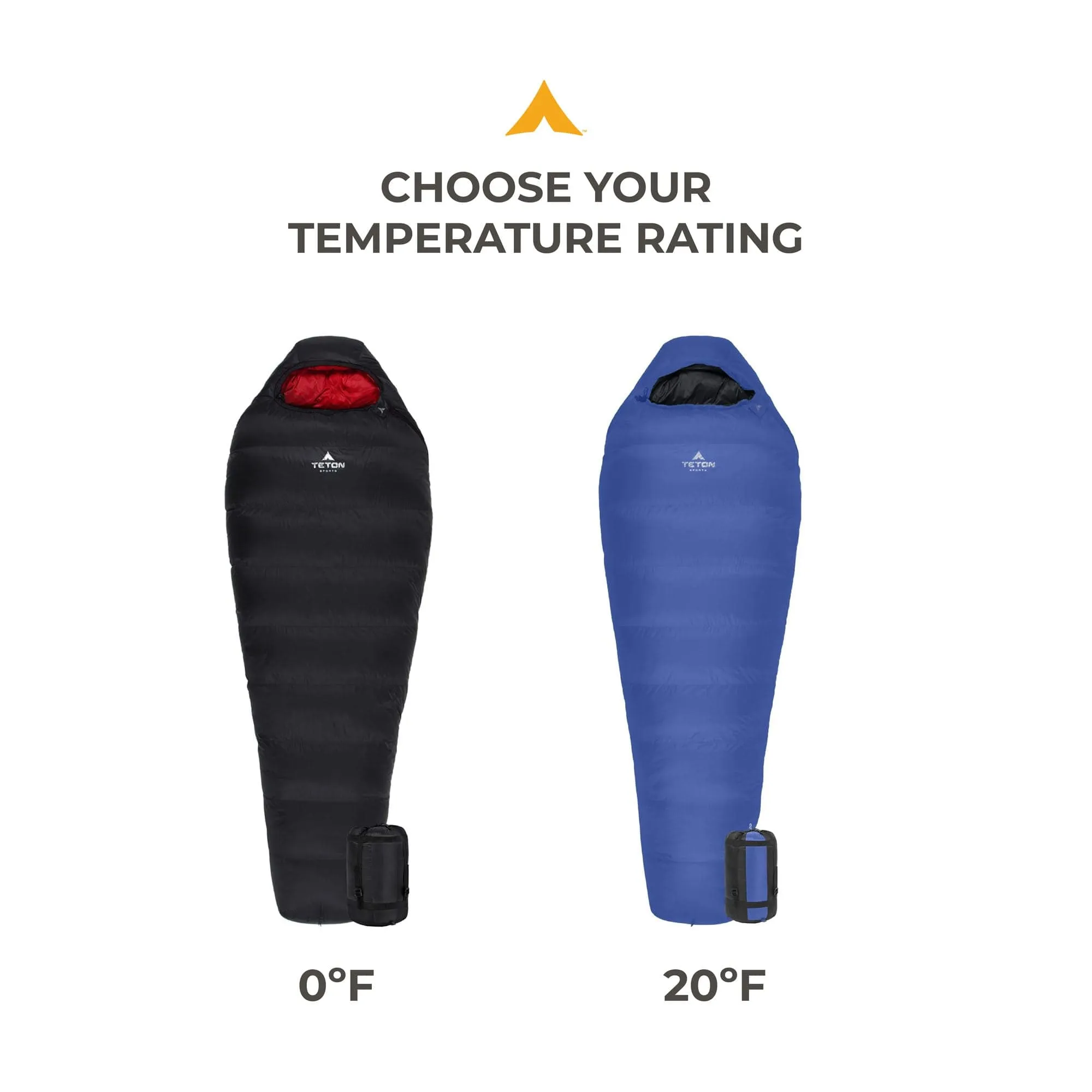 ALTOS Down-Filled Mummy Sleeping Bags
