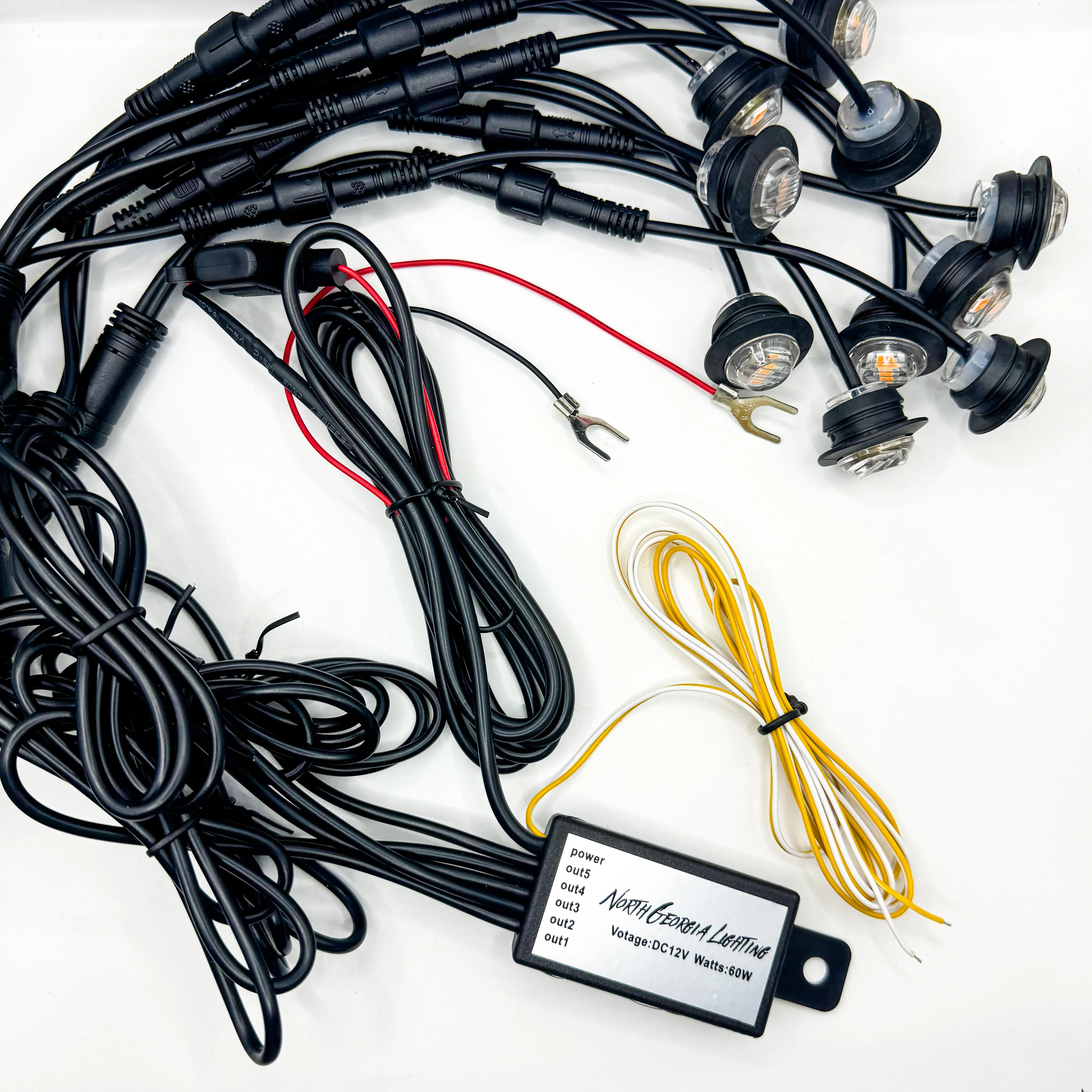 Amber/Sequential Switchback Valance Lights