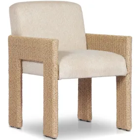 Amur Outdoor Dining Chair, Ellor Beige