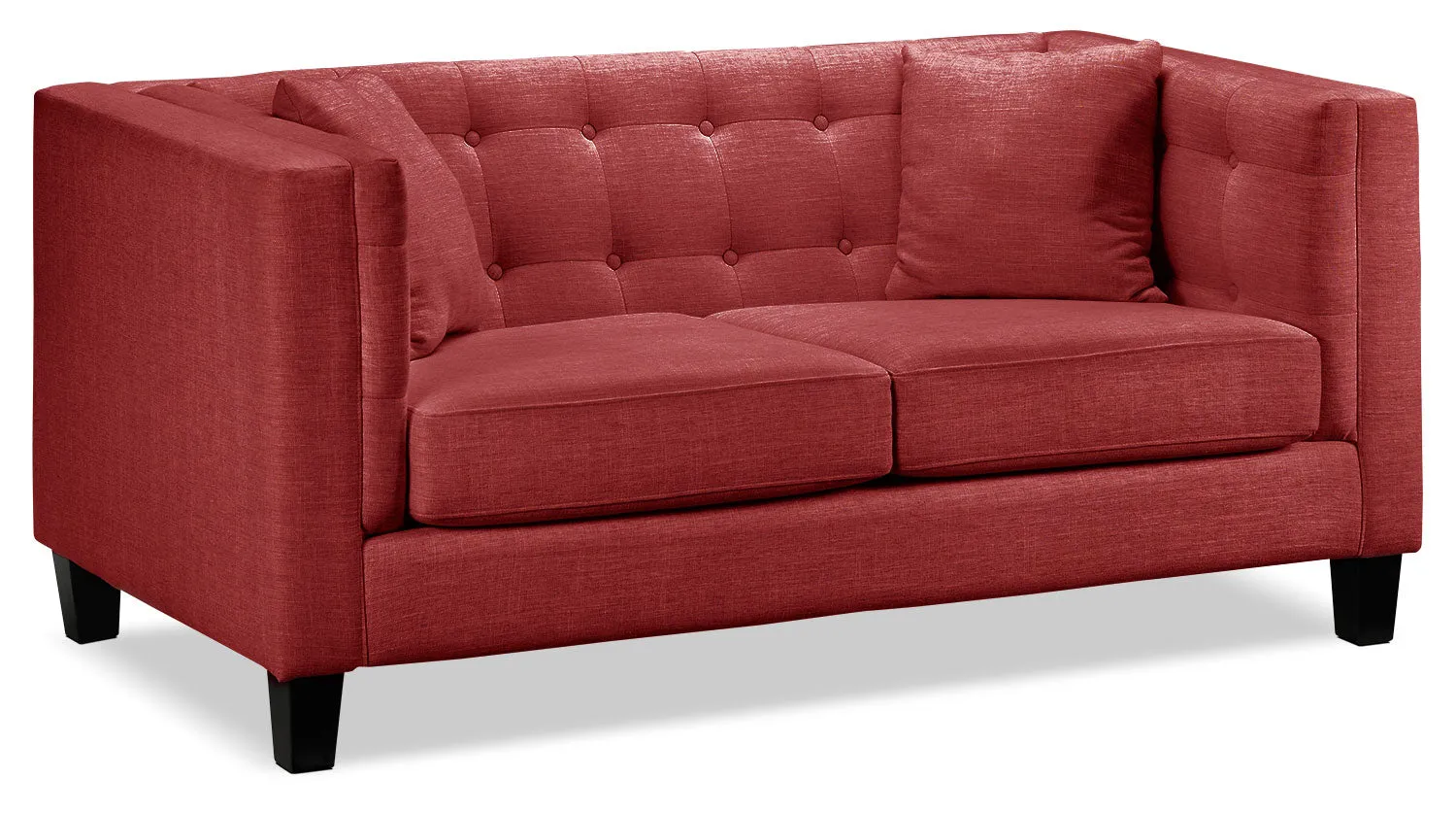 Arbor Sofa and Loveseat Set - Red