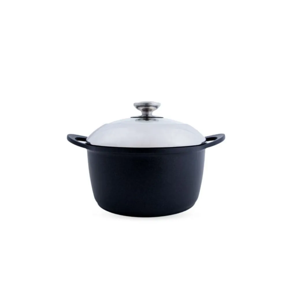 Arshia Premium 10pcs Die Cast Cookware Set Silver