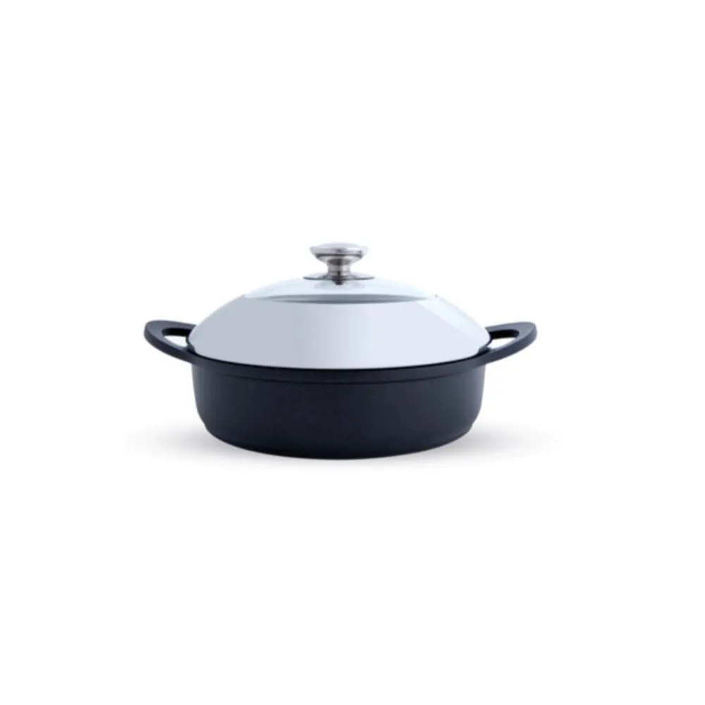 Arshia Premium 10pcs Die Cast Cookware Set Silver