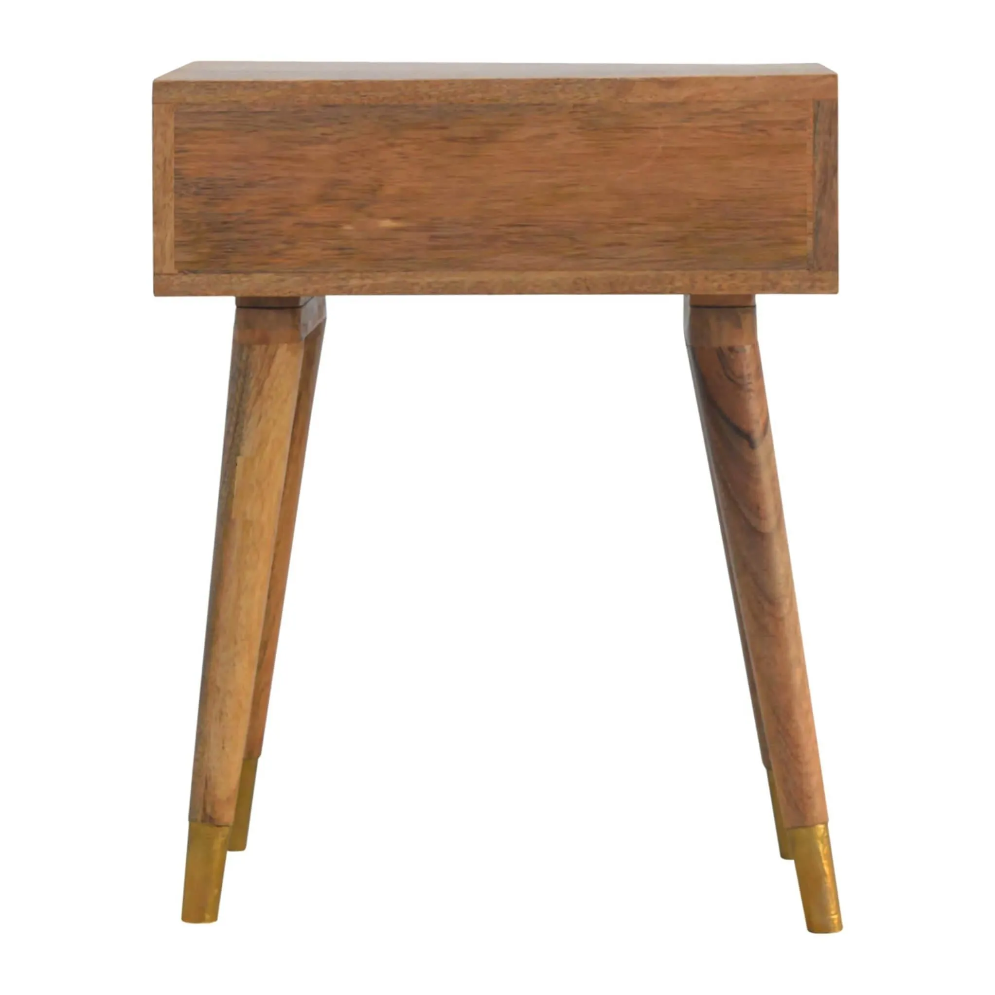 Artisan 1 Drawer Bedside with Gold Brass Insert