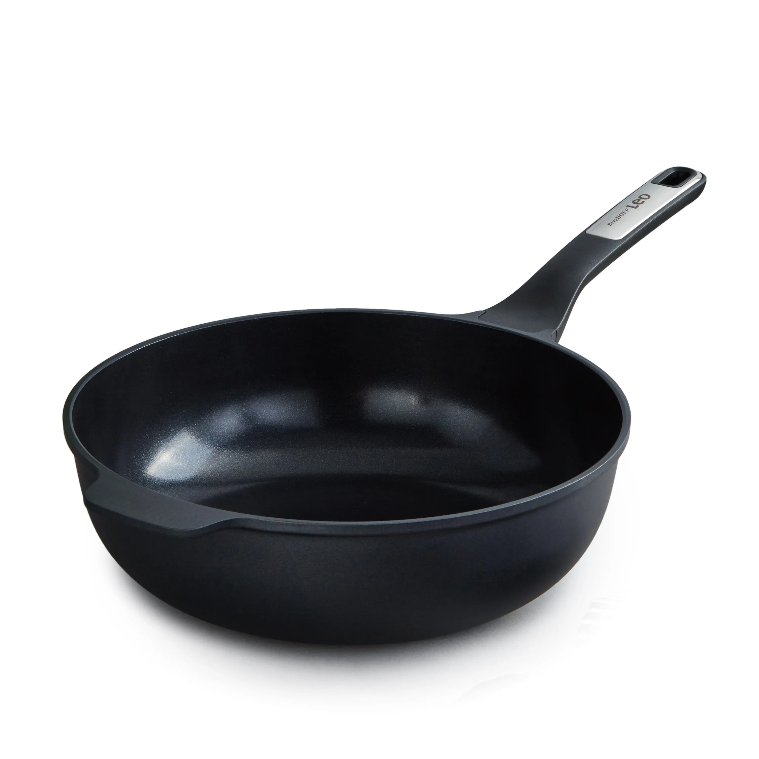 BergHOFF Leo Phantom Nonstick Ceramic 11" Wok Pan 4.6qt., Recycled