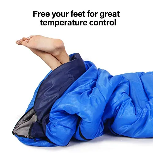 BISINNA Sleeping Bag with Pillow - 4 Season Backpacking Sleeping Bag