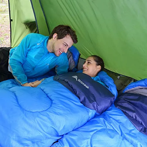 BISINNA Sleeping Bag with Pillow - 4 Season Backpacking Sleeping Bag