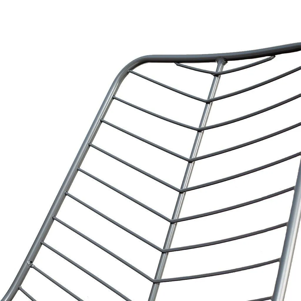 Bistro Set - Esme - Grey Wire