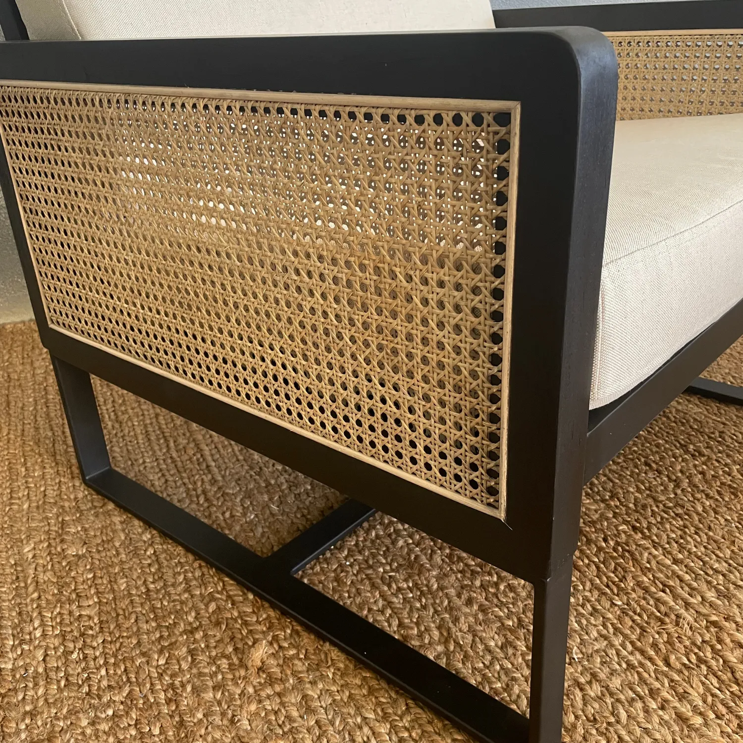 Black Manhattan Armchair