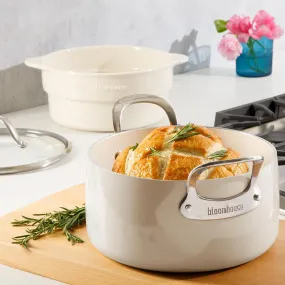 Bloomhouse 3-Piece Heavy Gauge Aluminum Dutch Cookware Set - Oat