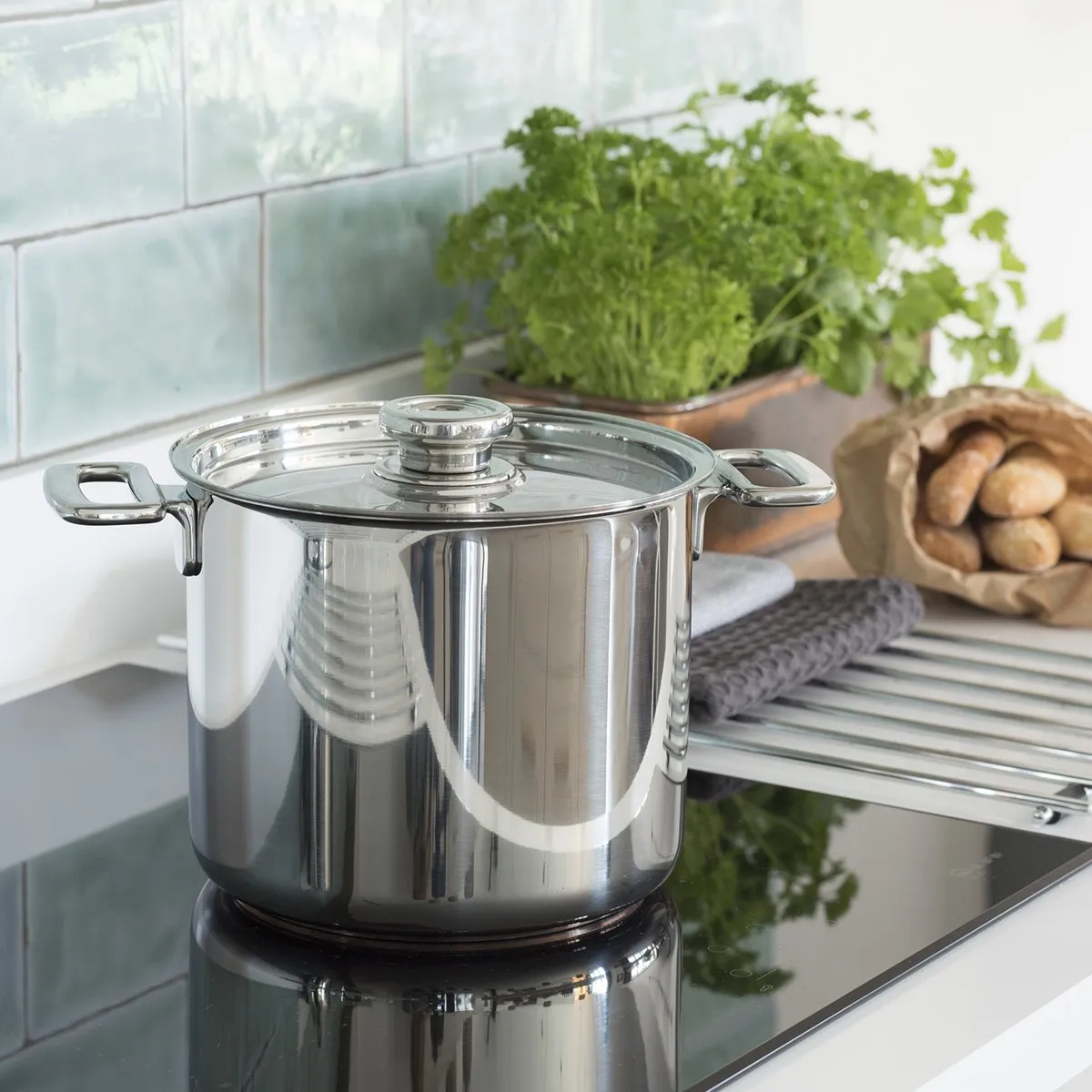 Campden Cookware Set, 5 Piece with Free Pasta & Steamer Inserts