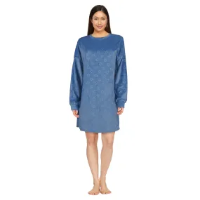 Carisma Women's Perfect Dream Velour Embossed Sleepshirt