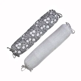 Charcoal Bolster Pillows