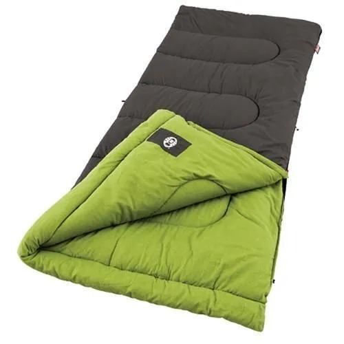 Coleman Duck Harbo75x33 In Rectangle Sleeping Bg Brown/Green