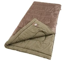 Coleman Oak Point 81x39 Inch Rectangle Sleeping Bag Bwn/Grn