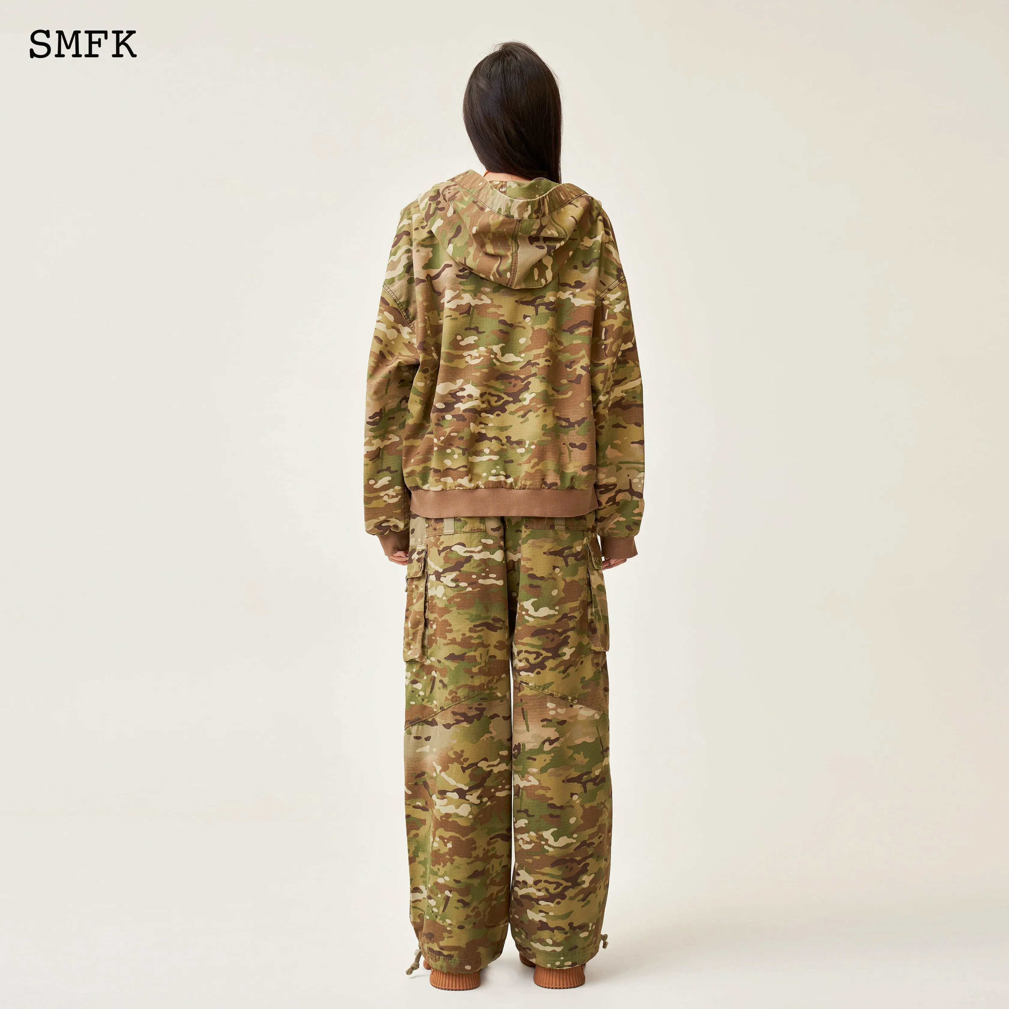 Compass Forest Camouflage Hunting Hoodie