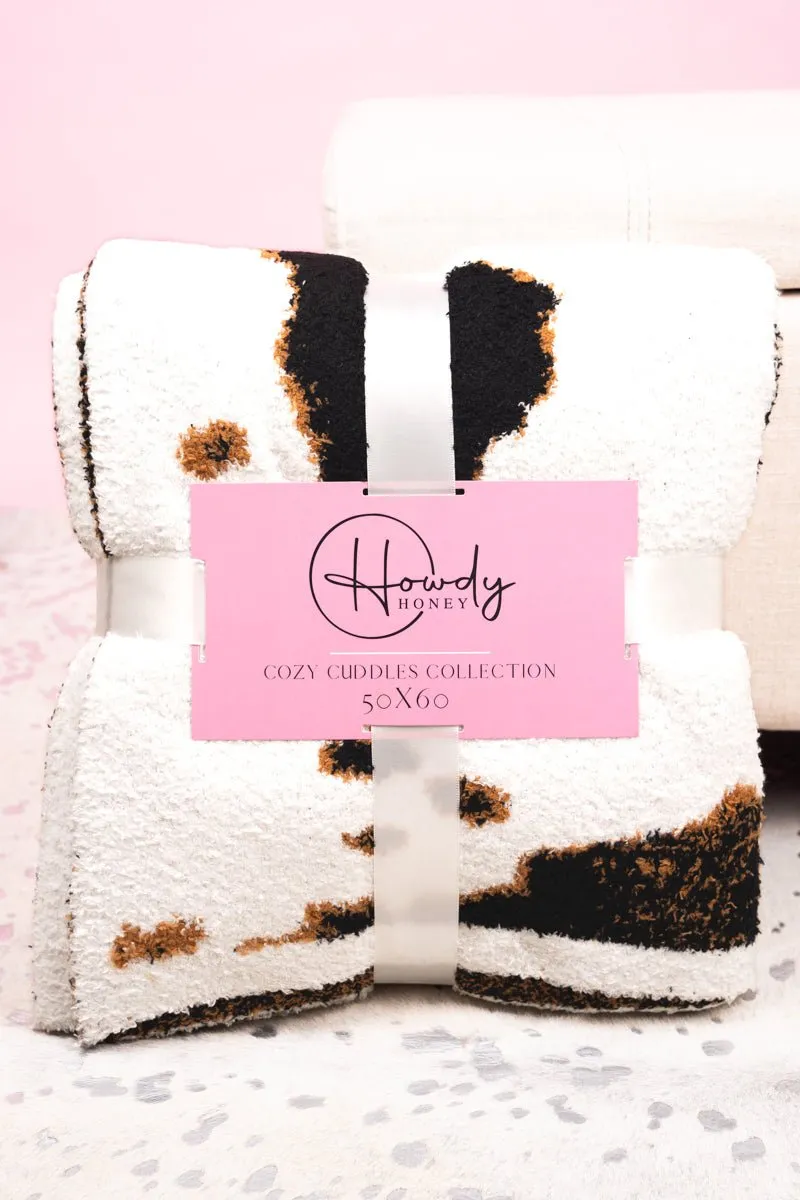 Cozy Cuddles Simply Moo-Velous Blanket