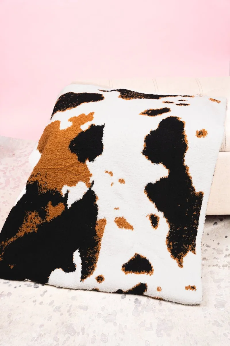 Cozy Cuddles Simply Moo-Velous Blanket