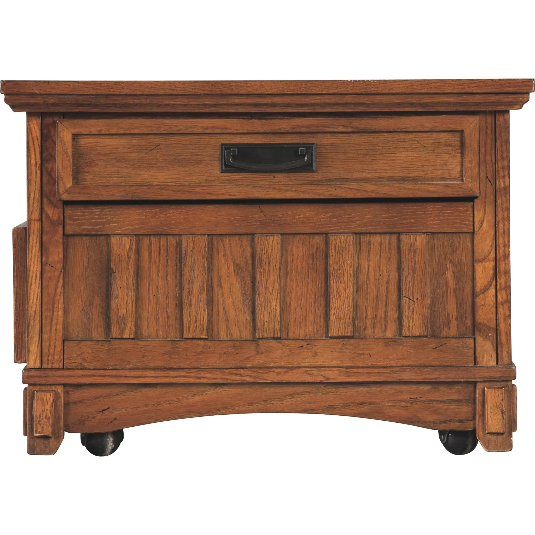 Cross Island Coffee Table - Medium Brown