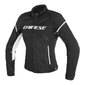 DAINESE AIR FRAME D1 LADY BLACK/BLACK/WHITE WOMENS TEXTILE JACKET