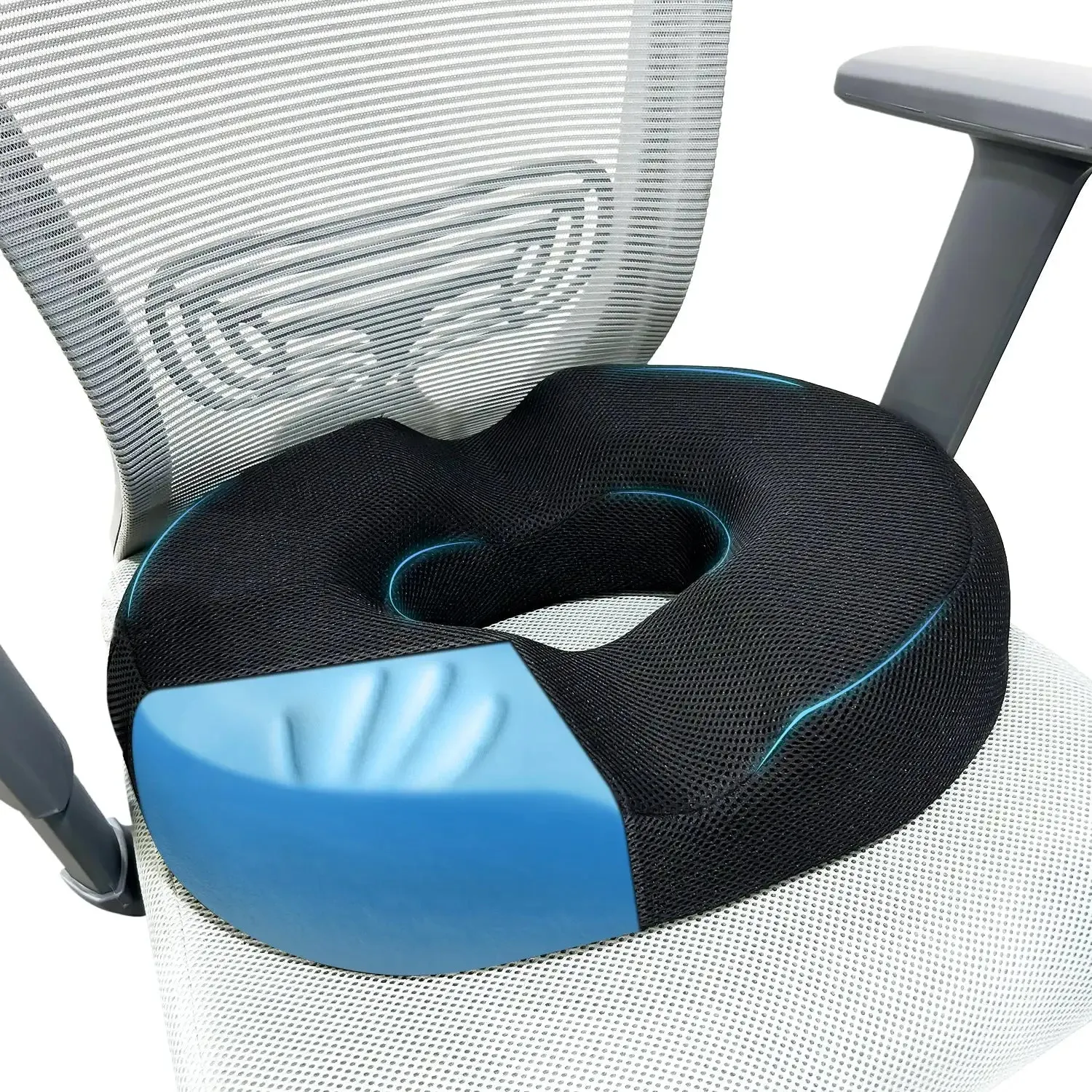 Donut Pillow & Donut Seat Cushion with Cooling Gel