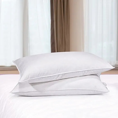 Down Pillows For Sleeping Queen Size - Pack of 2 Standard Hotel Collection