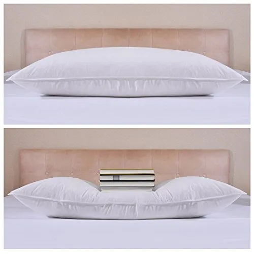 Down Pillows For Sleeping Queen Size - Pack of 2 Standard Hotel Collection