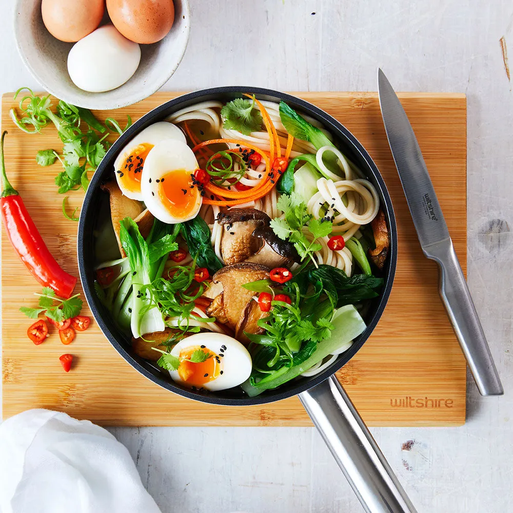 Easycook Blue Non-stick Saucepan 20cm With Glass Lid
