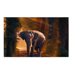 Elephant Flag Tapestry Wall Hanging | Durable Polyester | Versatile Decor for Any Room