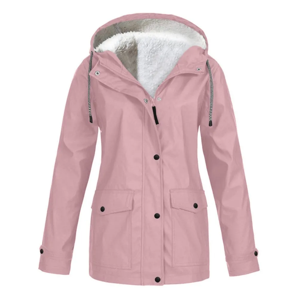 FashionSierra - Windproof Waterproof Hooded Jacket
