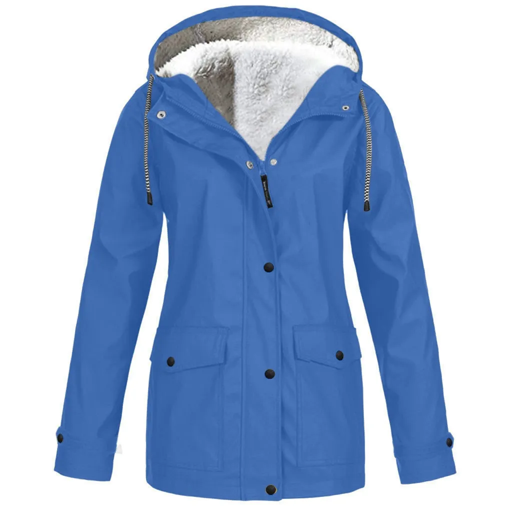 FashionSierra - Windproof Waterproof Hooded Jacket