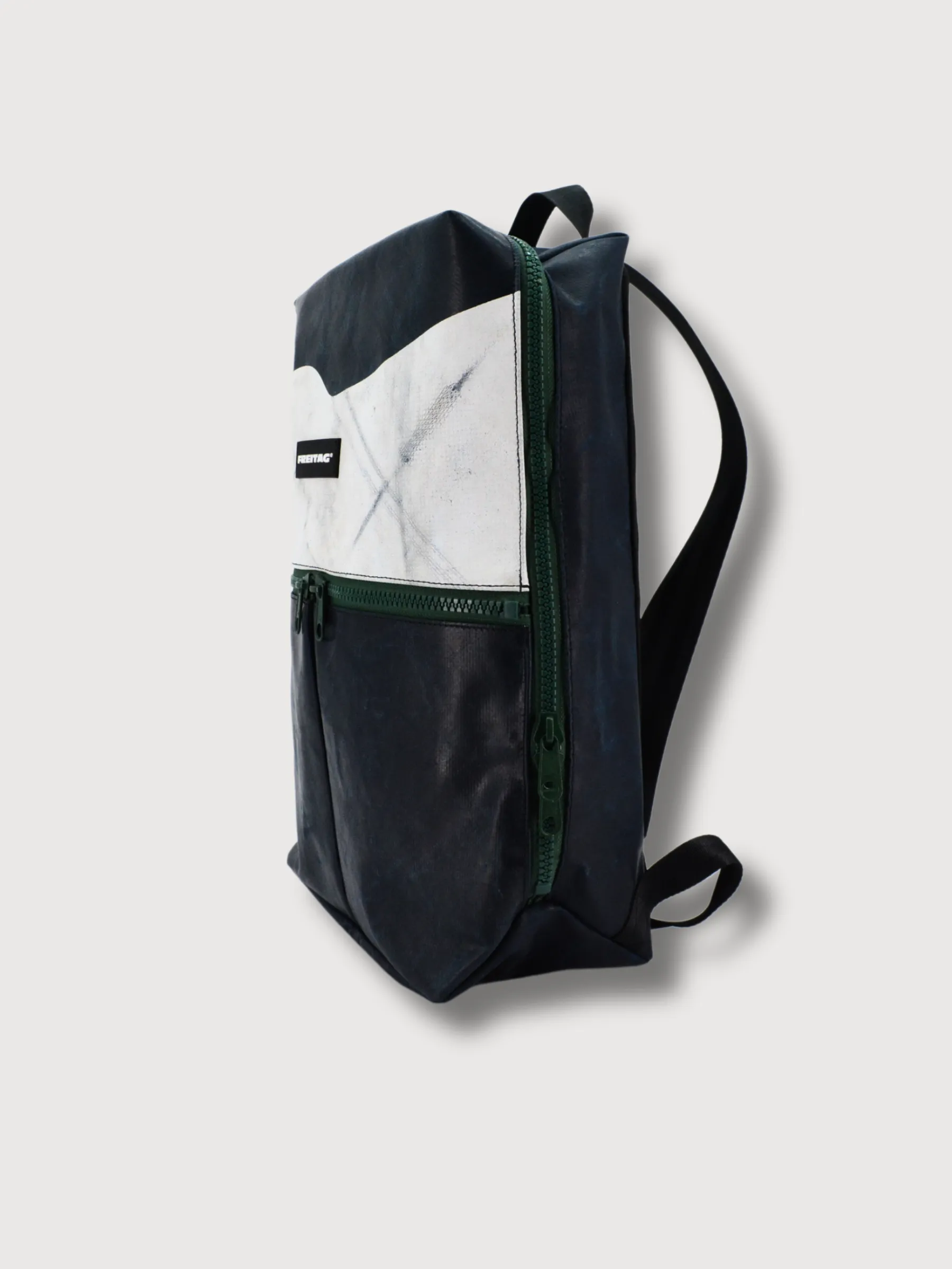 Fringe Blue dark-White Backpack | Freitag
