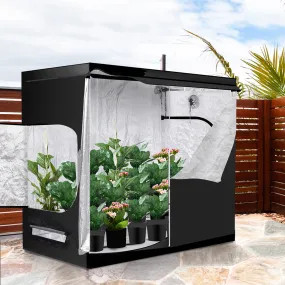 Garden Hydroponics Grow Room Tent Reflective Aluminum Oxford Cloth 140x140cm