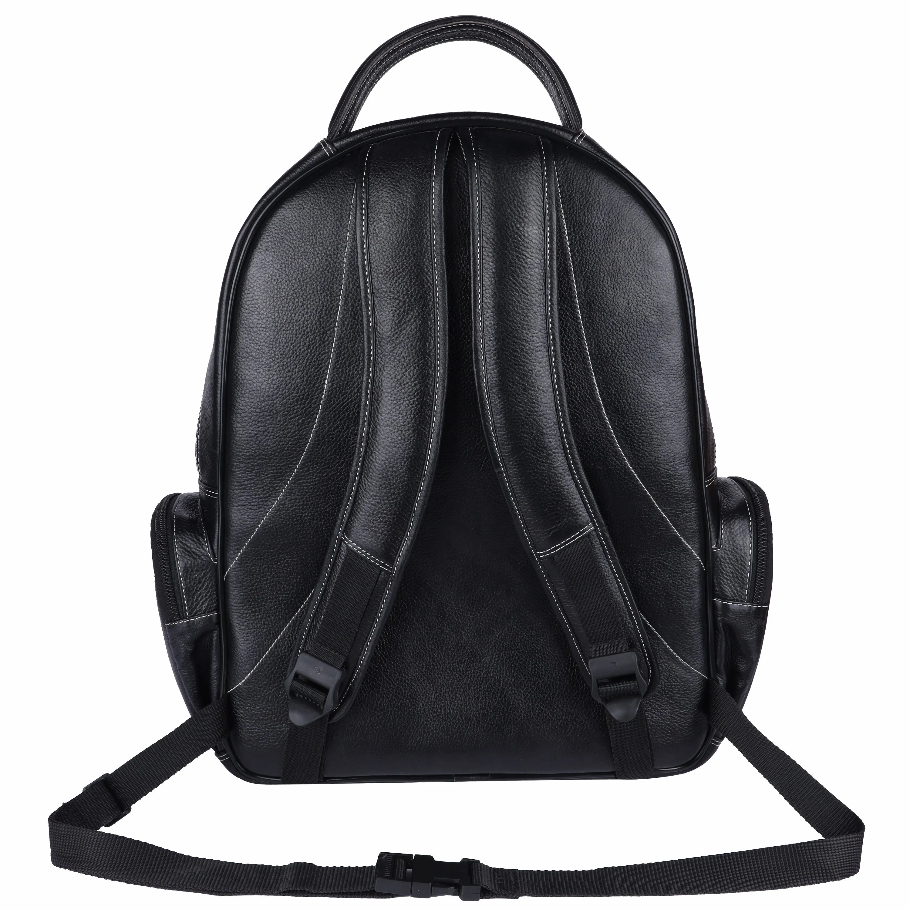 Genuine Leather Laptop Backpack with Multiple Compartments - Fits up to 16 Inch Laptop/MacBook