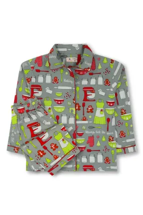 Girls Flannel Sleeping Suit