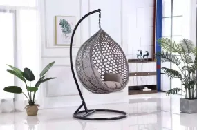 Grey & Black Bubble Chair- Model Grace