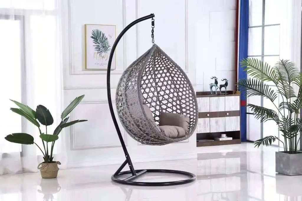 Grey & Black Bubble Chair- Model Grace