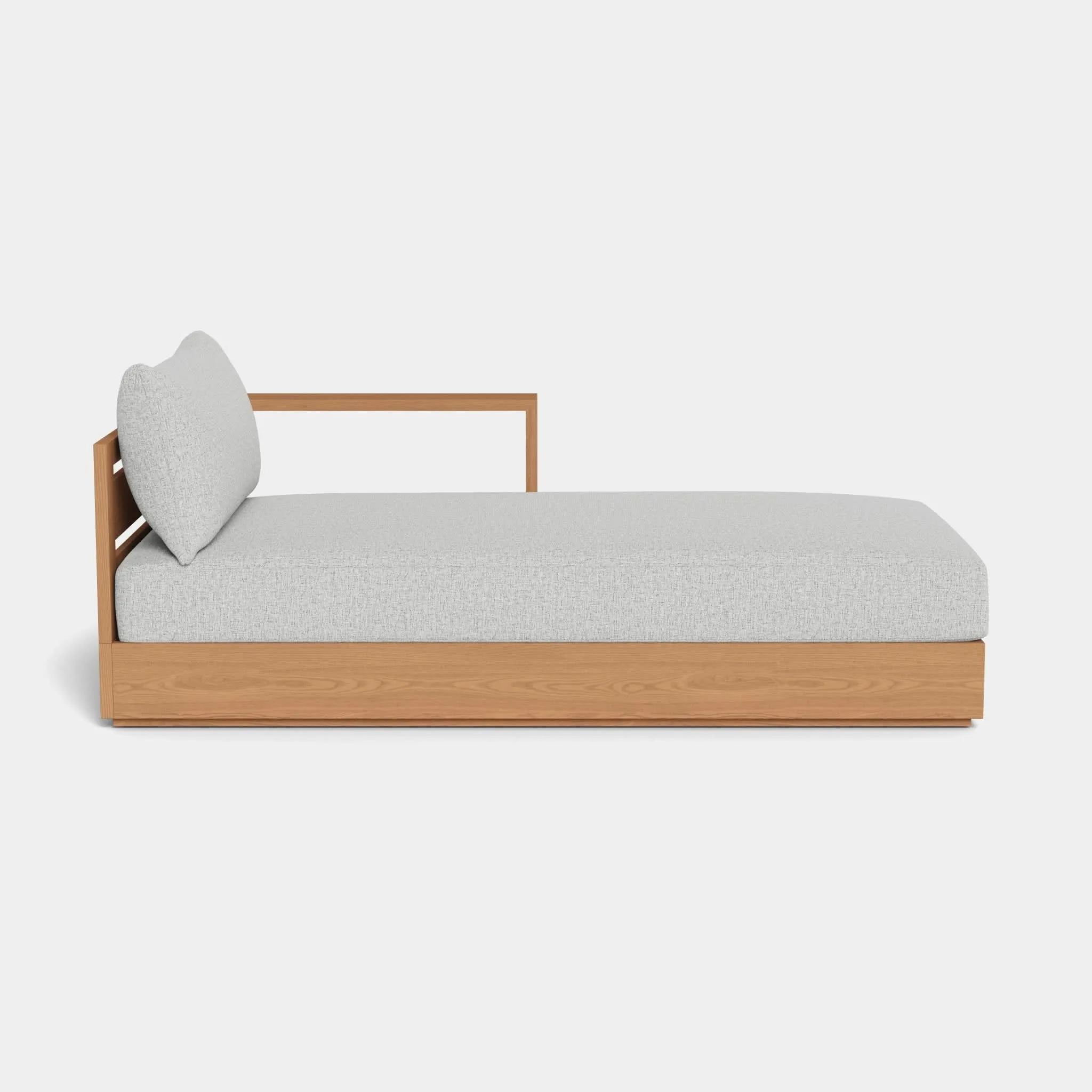Hayman Teak Chaise Right