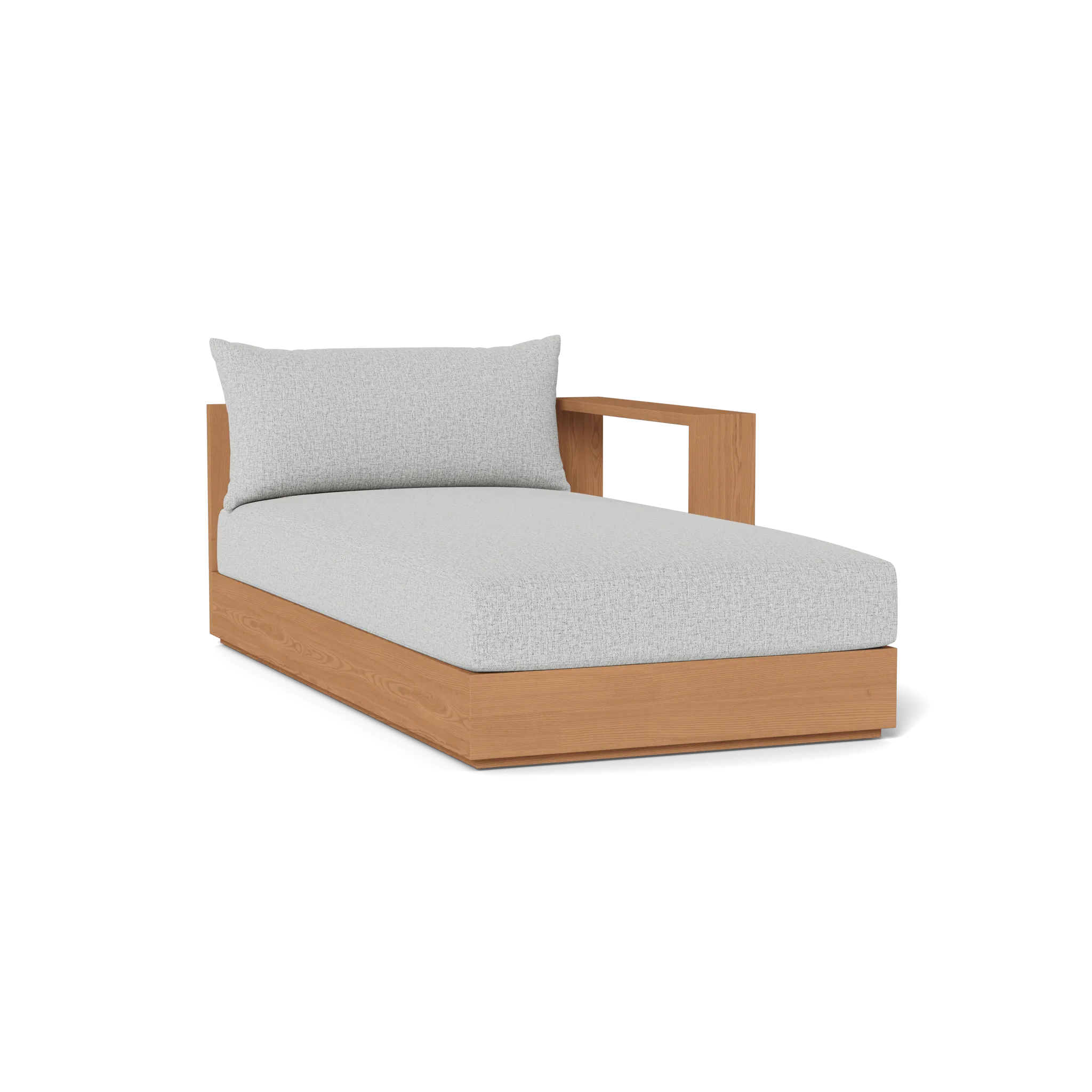 Hayman Teak Chaise Right