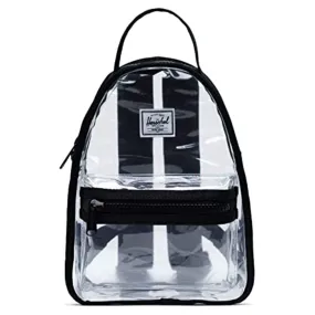 Herschel Unisex Black/Clear Nova Mini One Size Backpack - 10501-03822