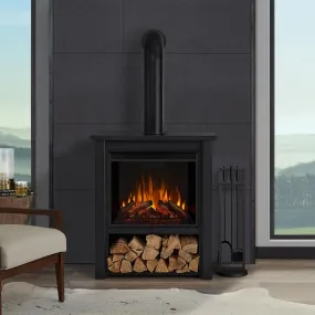 Hollis Freestanding Electric Stove in Black