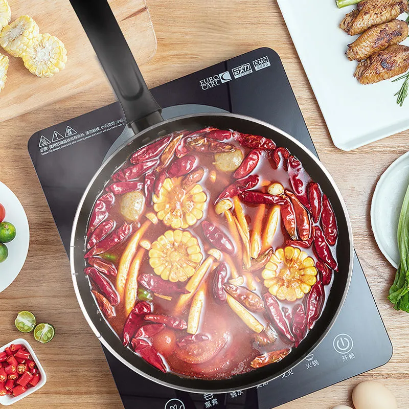 Household Simple Fashion Flat Non-Stick Frying Pan