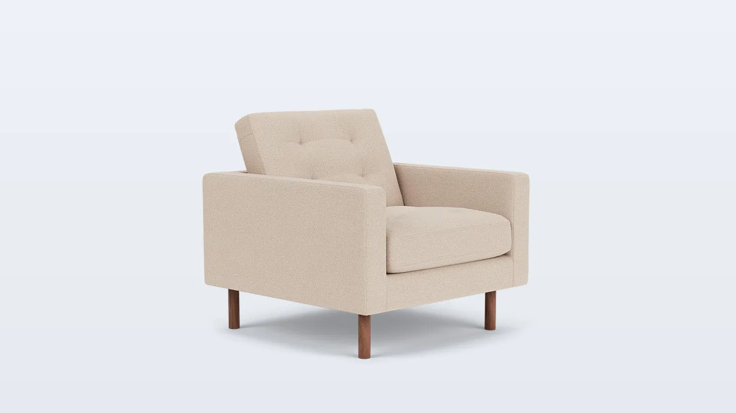 joan chair (tufted) - fabric