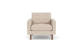 joan chair (tufted) - fabric