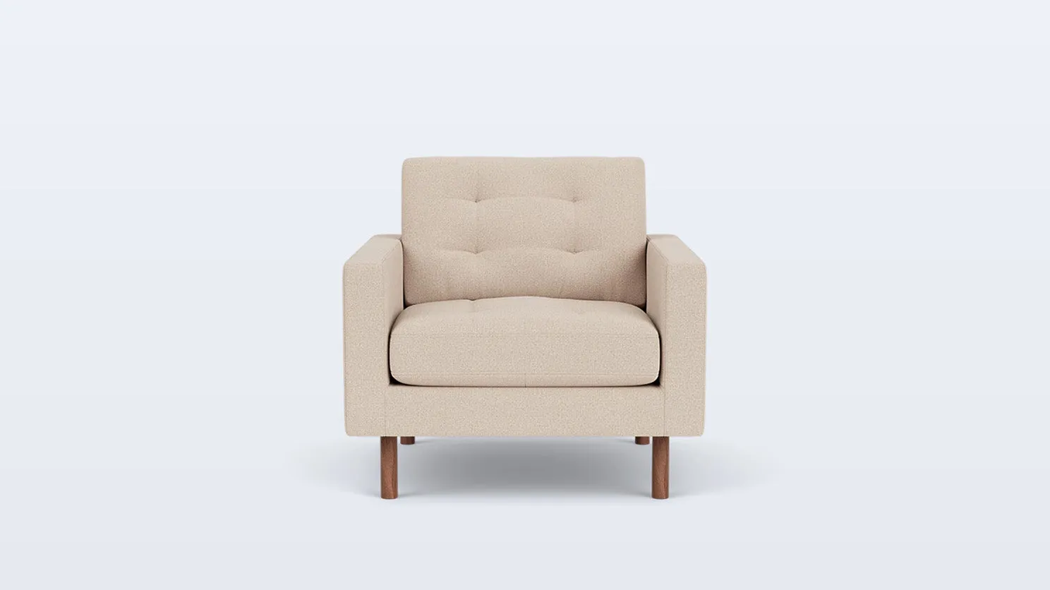 joan chair (tufted) - fabric