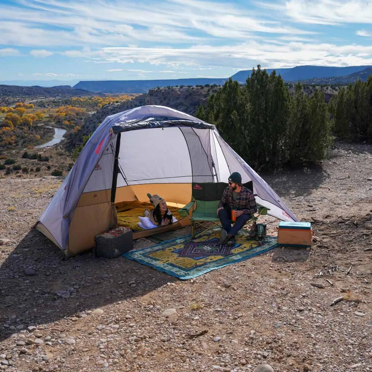 Kelty Caboose 4 Footprint - Dull Gold