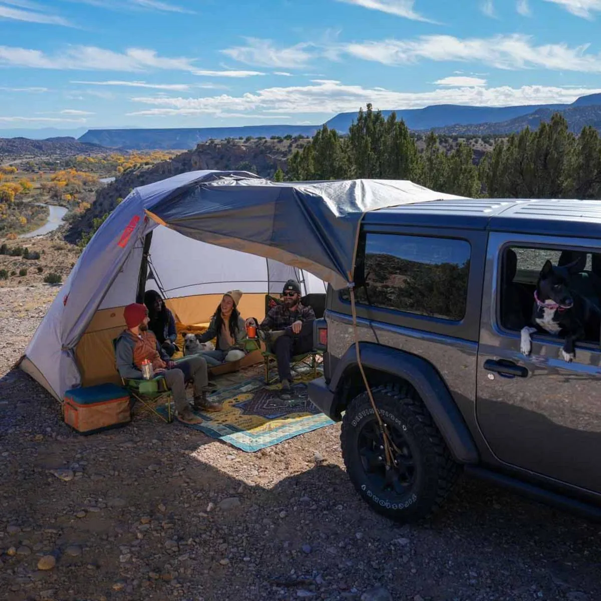 Kelty Caboose 4 Footprint - Dull Gold